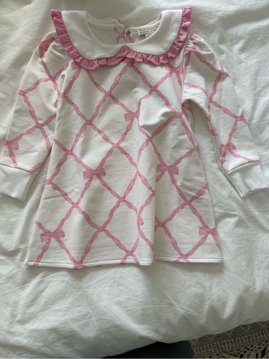 The Beaufort Bonnet Company Other - Beaufort Bonnet Company White Dress with Pink Bow *Tags are off but never worn